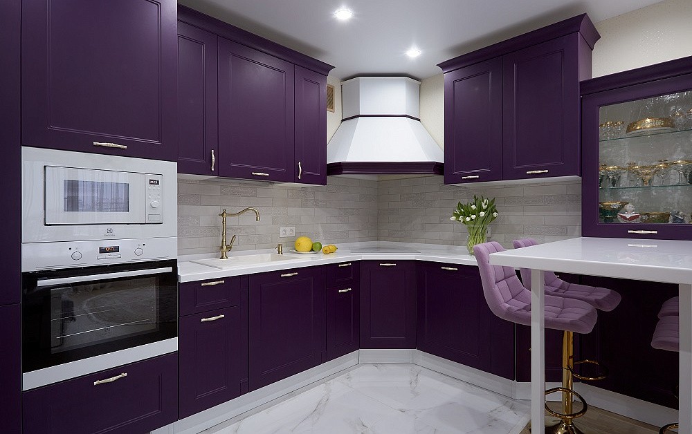 Яркая кухня в ЖК «Жулебино Парк»