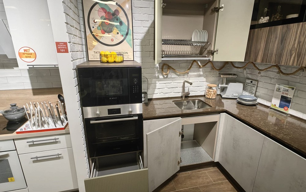 Кухня Ноа Плиссе + Стоун / м.Бульвар Дмитрия Донского