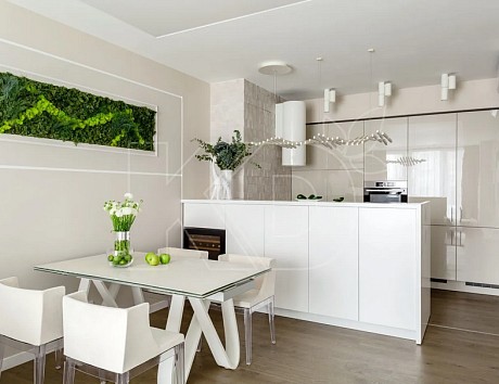 проект П-образной кухни