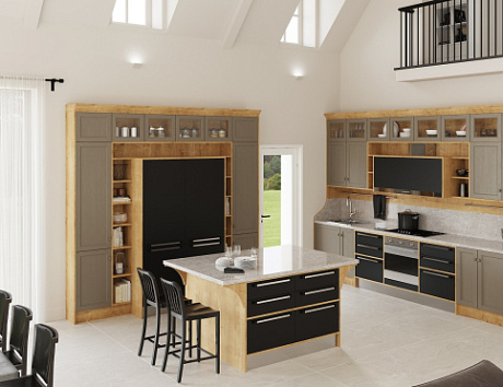 Серая кухня в Самаре