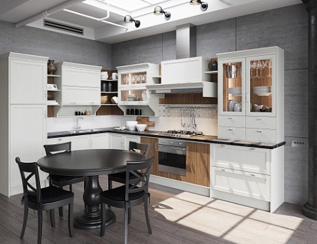 Кухня в светлых тонах