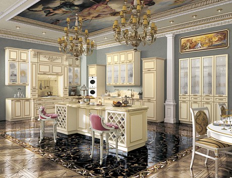 Светлая кухня в Мурманске