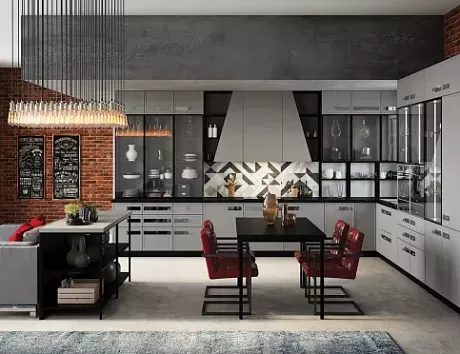 Серая кухня в Санкт-Петербурге