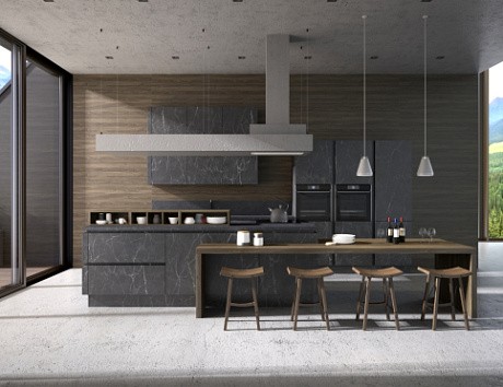 Темная кухня в Ростове-на-Дону