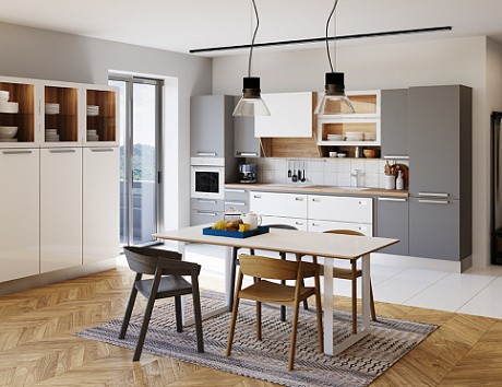 Белая кухня в Липецке