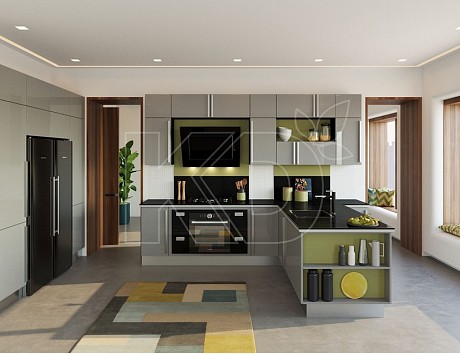 проект угловой кухни