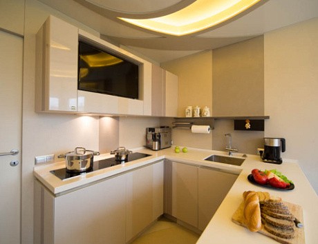 Бежевая кухня в Нальчике