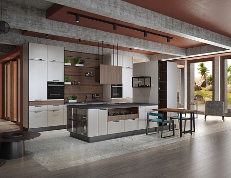 Стиль Лофт на кухне