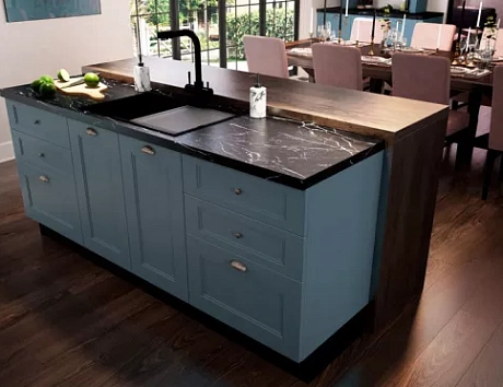 Синяя кухня в Наро-Фоминске