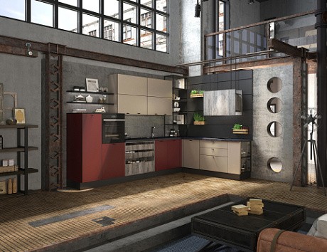 Темная кухня в Тольятти