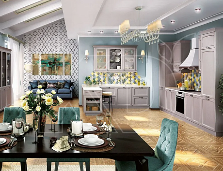 Фасады из массива ясеня для кухни