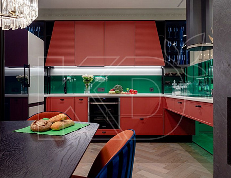 П-образный гарнитур для кухни