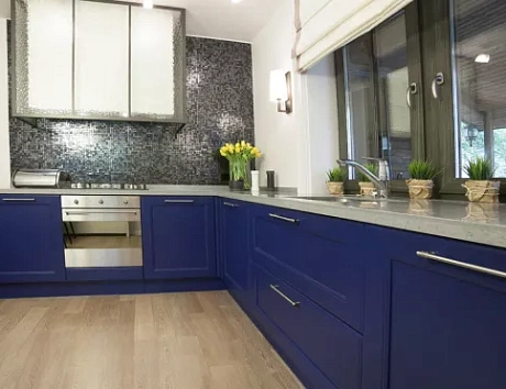 Синяя кухня в Тольятти