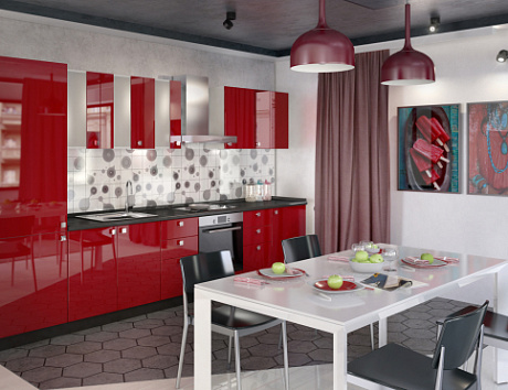Современная дизайнерская кухня