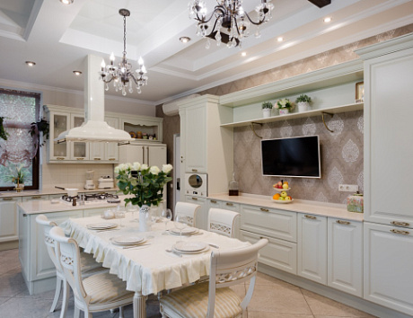 Светлая кухня в Арзамасе