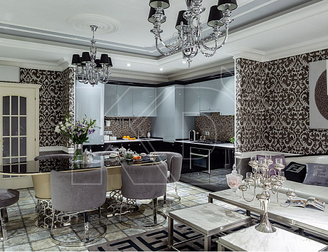 Угловые кухни модерн