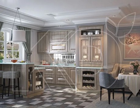 Стильные кухни - английская классика