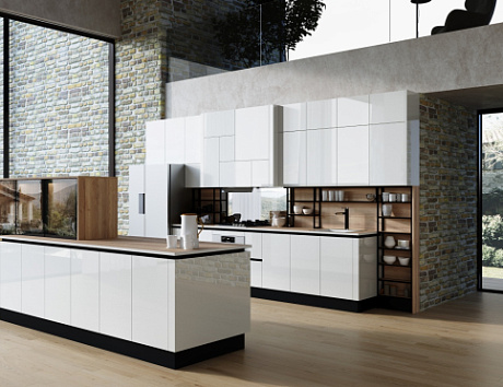 Белая кухня в Анапе