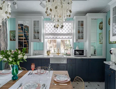 Синяя кухня в Твери