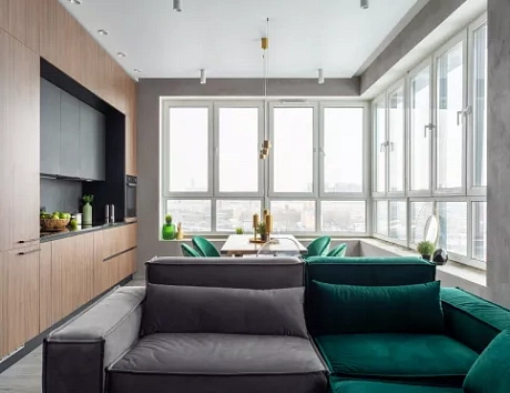 Темная кухня в Ростове-на-Дону