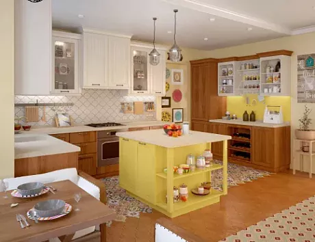 Желтая кухня в Иркутске