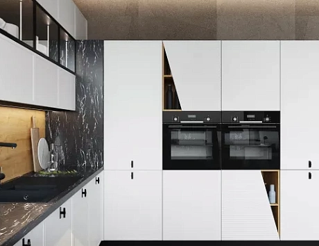 Светлая кухня в Санкт-Петербурге