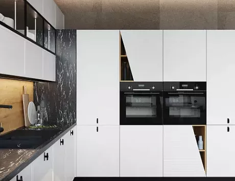 Светлая кухня в Санкт-Петербурге