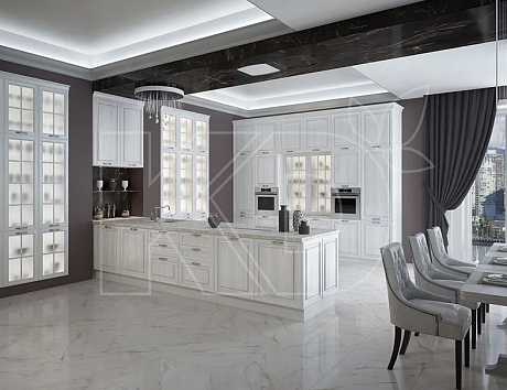 Интерьер кухни классика