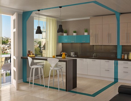 Белая кухня в Санкт-Петербурге