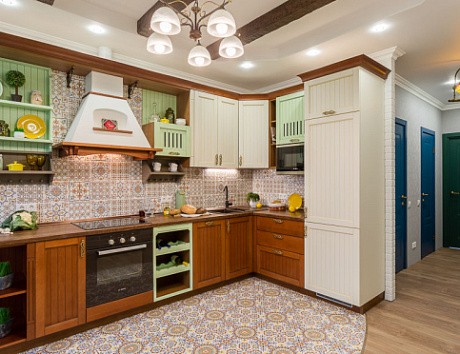 Коричневая кухня в Анапе