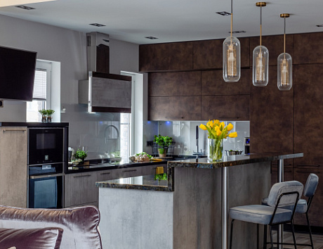 Стиль Лофт на кухне