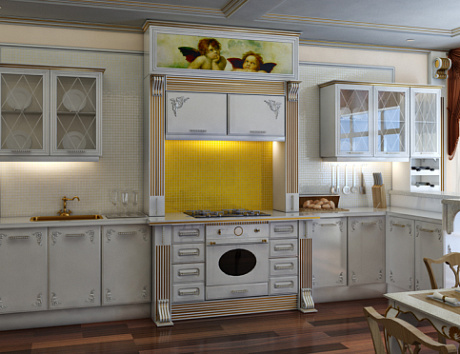 Белая кухня в Кирове