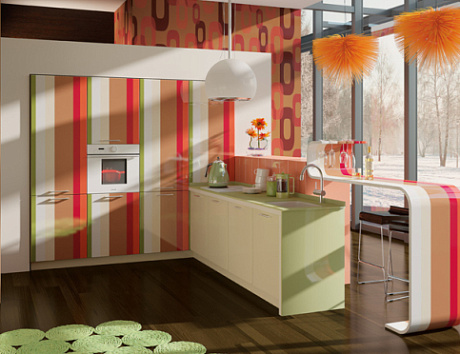 Кухня с «барной» атмосферой