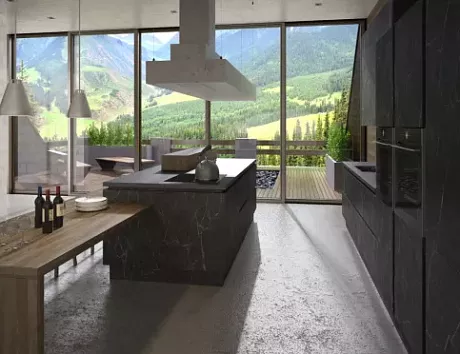 Черная кухня в Новосибирске