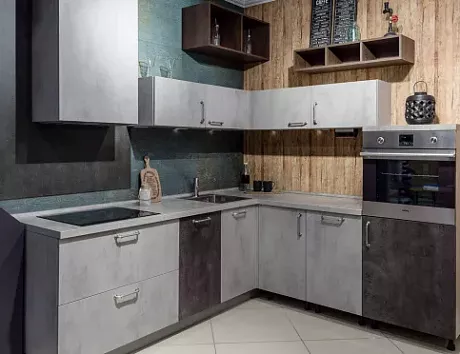 Серая кухня в Санкт-Петербурге