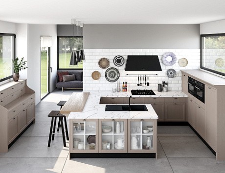 Интерьер светлой кухни в скандинавском стиле