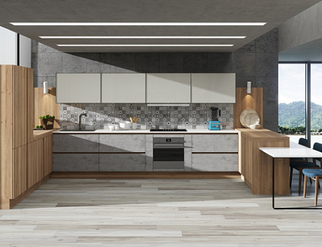 Рабочий треугольник на кухне