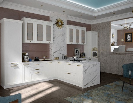 Серая кухня в Чите