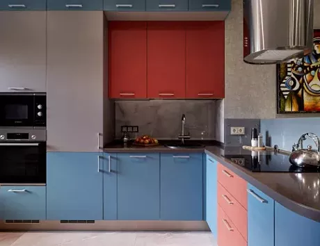 Серая кухня в Егорьевске