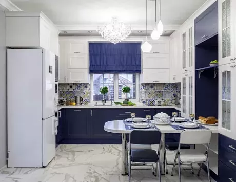 Синяя кухня в Тольятти
