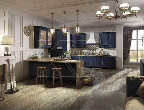 проект П-образной кухни