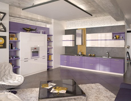 Белая кухня в Липецке