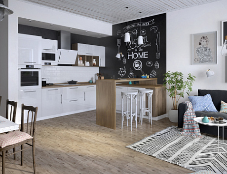 Светлая кухня в Обнинске