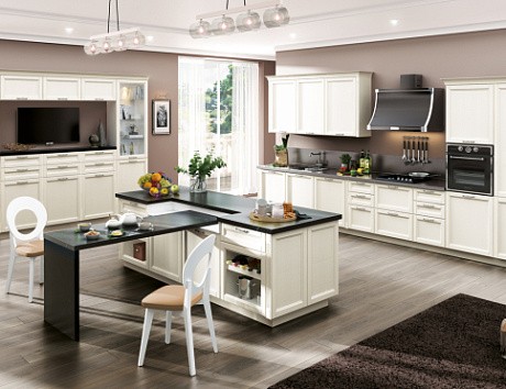 Белая кухня в Липецке