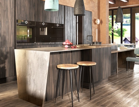 Коричневая кухня во Владикавказе