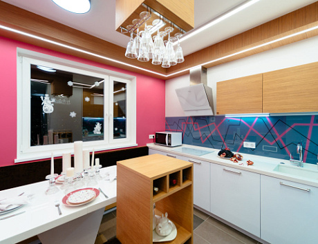 Коричневая кухня в Анапе