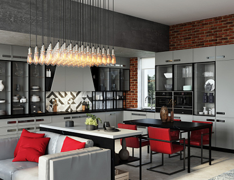 Темная кухня в Ростове-на-Дону