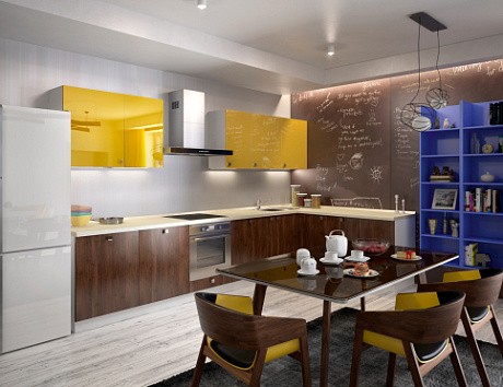 Желтая кухня в Казани