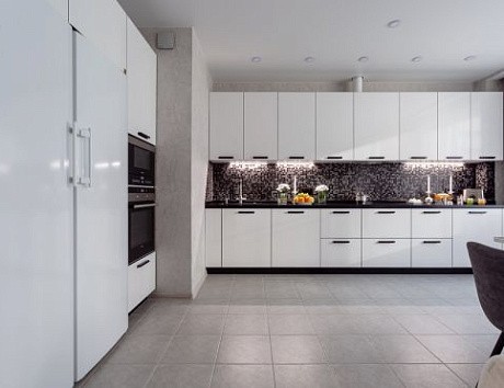 Матовые или глянцевые фасады кухни