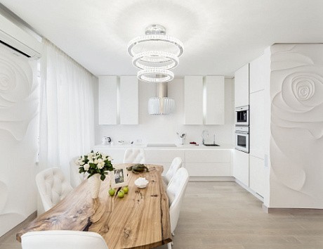 Белая кухня в Анапе